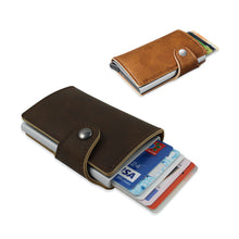 Cargar imagen en el visor de la galería, Cartera de Cuero RFID
